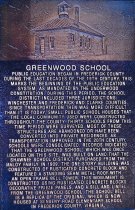 Greenwood School monument